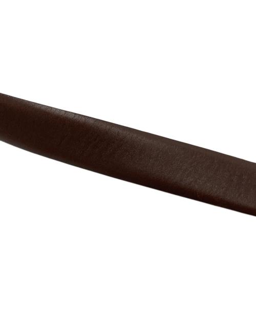 COMME des GARCONS HOMME（コムデギャルソン オム）COMME des GARCONS HOMME (コムデギャルソン オム) レザーベルト/Leather Belt ブラウンの古着・服飾アイテム