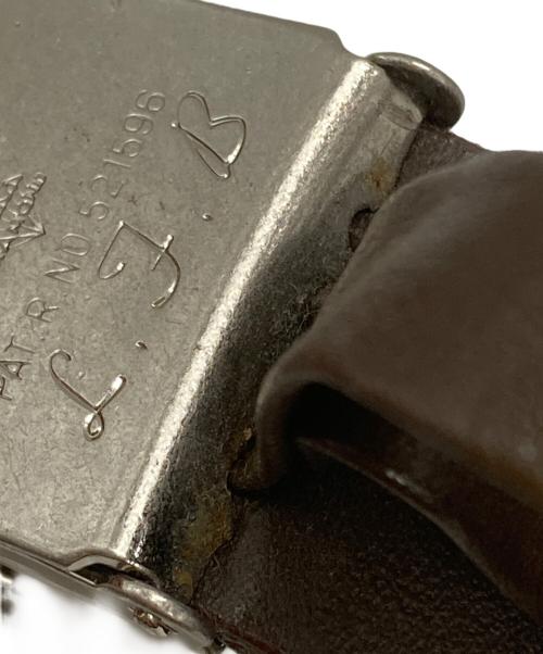 COMME des GARCONS HOMME（コムデギャルソン オム）COMME des GARCONS HOMME (コムデギャルソン オム) レザーベルト/Leather Belt ブラウンの古着・服飾アイテム