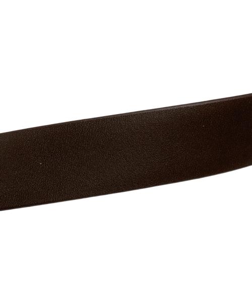 COMME des GARCONS HOMME（コムデギャルソン オム）COMME des GARCONS HOMME (コムデギャルソン オム) レザーベルト/Leather Belt ブラウンの古着・服飾アイテム