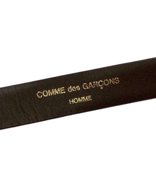 COMME des GARCONS HOMME（コムデギャルソン オム）COMME des GARCONS HOMME (コムデギャルソン オム) レザーベルト/Leather Belt ブラウンの古着・服飾アイテム