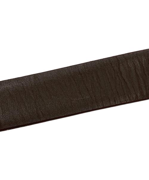 COMME des GARCONS HOMME（コムデギャルソン オム）COMME des GARCONS HOMME (コムデギャルソン オム) レザーベルト/Leather Belt ブラウンの古着・服飾アイテム
