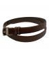 COMME des GARCONS HOMME（コムデギャルソン オム）の古着「レザーベルト/Leather Belt」｜ブラウン