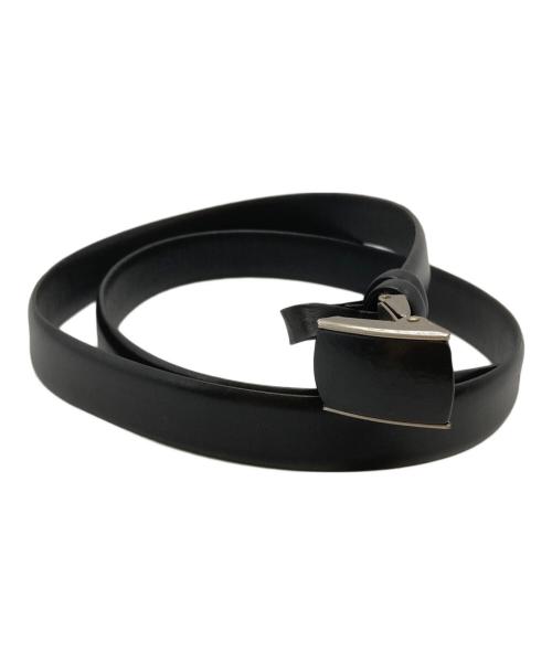 COMME des GARCONS HOMME（コムデギャルソン オム）COMME des GARCONS HOMME (コムデギャルソン オム) レザーベルト/Leather Belt ブラックの古着・服飾アイテム