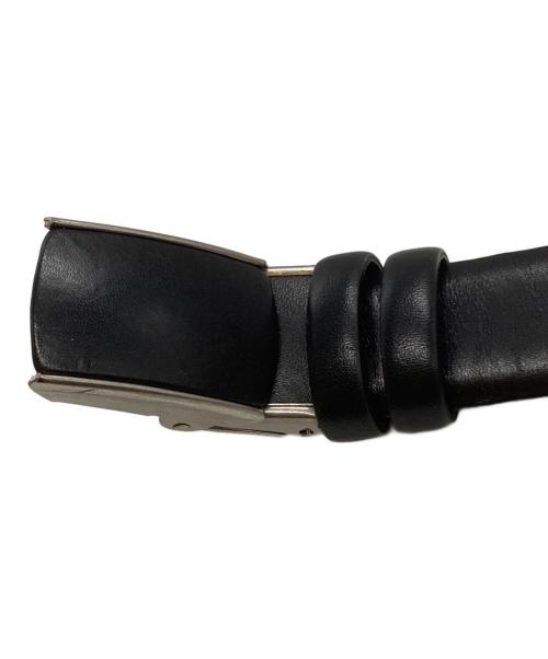 COMME des GARCONS HOMME（コムデギャルソン オム）COMME des GARCONS HOMME (コムデギャルソン オム) レザーベルト/Leather Belt ブラックの古着・服飾アイテム
