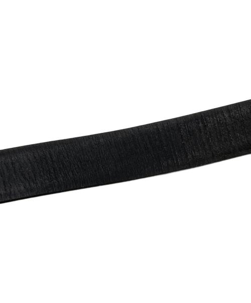 COMME des GARCONS HOMME（コムデギャルソン オム）COMME des GARCONS HOMME (コムデギャルソン オム) レザーベルト/Leather Belt ブラックの古着・服飾アイテム