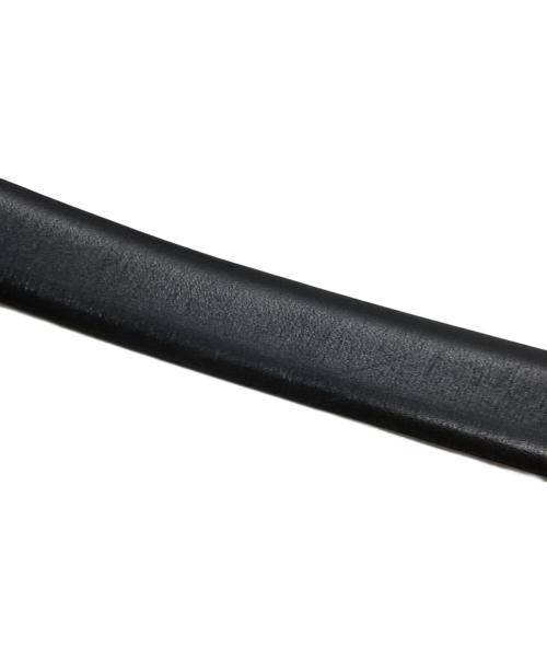 COMME des GARCONS HOMME（コムデギャルソン オム）COMME des GARCONS HOMME (コムデギャルソン オム) レザーベルト/Leather Belt ブラックの古着・服飾アイテム