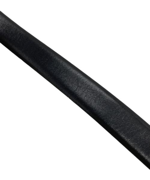 COMME des GARCONS HOMME（コムデギャルソン オム）COMME des GARCONS HOMME (コムデギャルソン オム) レザーベルト/Leather Belt ブラックの古着・服飾アイテム