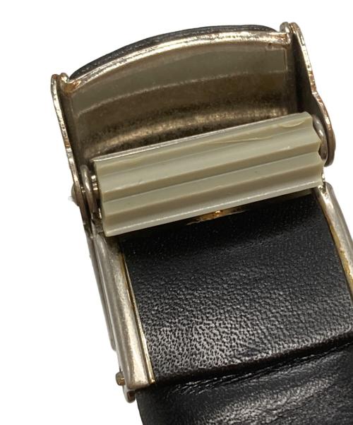 COMME des GARCONS HOMME（コムデギャルソン オム）COMME des GARCONS HOMME (コムデギャルソン オム) レザーベルト/Leather Belt ブラックの古着・服飾アイテム