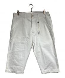 COMME des GARCONS SHIRT（コムデギャルソンシャツ）の古着「クロップドパンツ/Cropped Pants」｜ホワイト