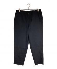 COMME des GARCONS HOMME DEUX（コムデギャルソン オム ドゥ）の古着「ウールギャバイージーパンツ/Wool Gabardine Easy Pants」｜ブラック