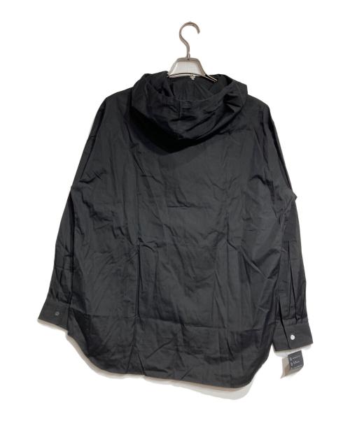 COMME des GARCONS HOMME DEUX（コムデギャルソン オム ドゥ）COMME des GARCONS HOMME DEUX (コムデギャルソン オム ドゥ) ジップフードシャツ/Zip Food Shirt ブラック サイズ:Lの古着・服飾アイテム