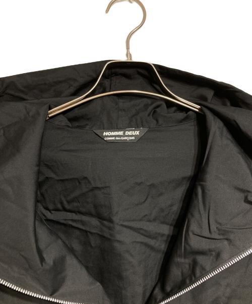 COMME des GARCONS HOMME DEUX（コムデギャルソン オム ドゥ）COMME des GARCONS HOMME DEUX (コムデギャルソン オム ドゥ) ジップフードシャツ/Zip Food Shirt ブラック サイズ:Lの古着・服飾アイテム