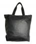 Jean Paul GAULTIER (ジャンポールゴルチェ) タイポグラフィエンボストートバッグ/ypography Embossed Tote Bag ブラック：20000円