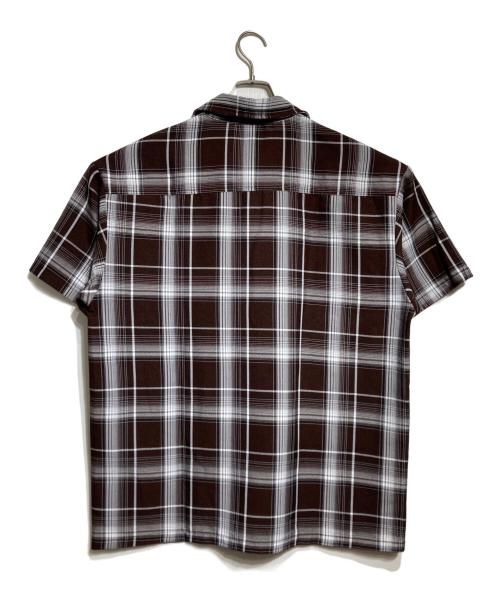 CalTop（キャルトップ）CalTop (キャルトップ) チェック半袖シャツ/Short-sleeved plaid shirt ブラウン サイズ:不明の古着・服飾アイテム