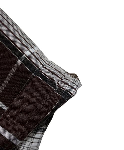 CalTop（キャルトップ）CalTop (キャルトップ) チェック半袖シャツ/Short-sleeved plaid shirt ブラウン サイズ:不明の古着・服飾アイテム