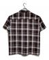 CalTop (キャルトップ) チェック半袖シャツ/Short-sleeved plaid shirt ブラウン サイズ:不明：5000円