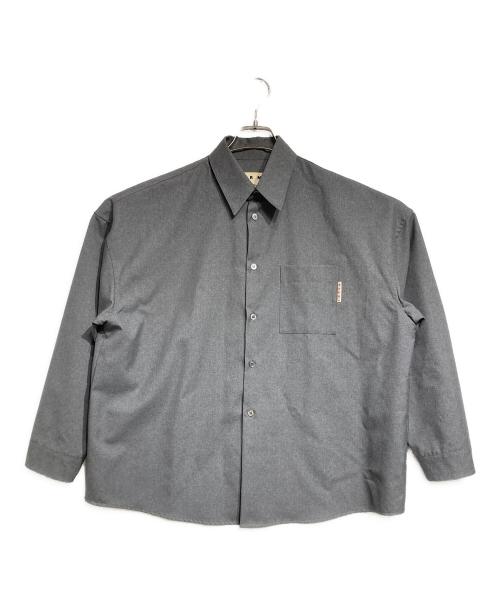 MARNI（マルニ）MARNI (マルニ) ウールトロピカルシャツ/Wool Tropical Shirt グレー サイズ:44の古着・服飾アイテム