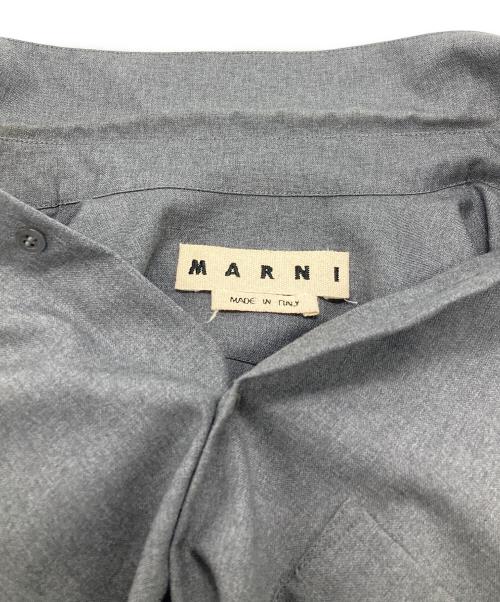 MARNI（マルニ）MARNI (マルニ) ウールトロピカルシャツ/Wool Tropical Shirt グレー サイズ:44の古着・服飾アイテム