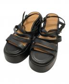 GANNIガニー）の古着「プラットフォームサンダル/Platform Sandals」｜ブラック
