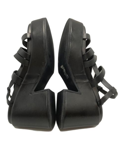GANNI（ガニー）Ganni (ガニー) プラットフォームサンダル/Platform Sandals ブラック サイズ:37の古着・服飾アイテム