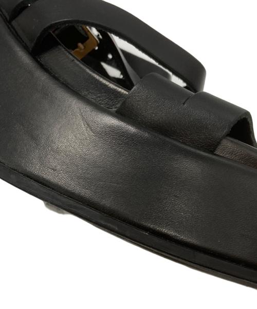 GANNI（ガニー）Ganni (ガニー) プラットフォームサンダル/Platform Sandals ブラック サイズ:37の古着・服飾アイテム