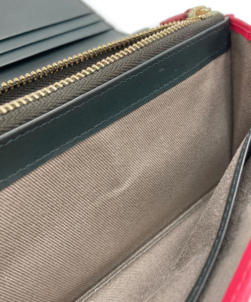 PAUL SMITH（ポールスミス）PAUL SMITH (ポールスミス) 長財布/Long wallet グレー×ピンクの古着・服飾アイテム