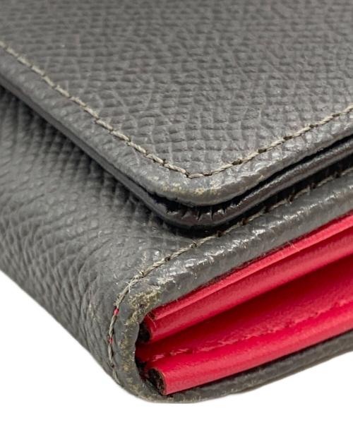 PAUL SMITH（ポールスミス）PAUL SMITH (ポールスミス) 長財布/Long wallet グレー×ピンクの古着・服飾アイテム