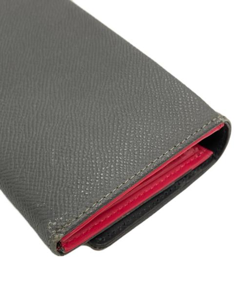 PAUL SMITH（ポールスミス）PAUL SMITH (ポールスミス) 長財布/Long wallet グレー×ピンクの古着・服飾アイテム