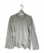 COMME des GARCONS COMME des GARCONSコムデギャルソン コムデギャルソン）の古着「サイドジップカットソー/side-zip T-shirt」｜グレー