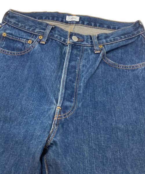 CIOTA（シオタ）CIOTA (シオタ) 本藍スビンコットン13.5ozストレートデニム/natural indigo Suvin cotton 13.5oz straight denim インディゴ サイズ:31の古着・服飾アイテム