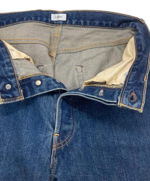CIOTA（シオタ）CIOTA (シオタ) 本藍スビンコットン13.5ozストレートデニム/natural indigo Suvin cotton 13.5oz straight denim インディゴ サイズ:31の古着・服飾アイテム