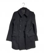 Rags McGREGORラグスマックレガー）の古着「10 BUTTONS PEA COAT/10ボタンピーコート」｜ブラック