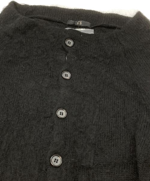 Y's（ワイズ）Y's (ワイズ) 切替ニットカーディガン/patchwork knit cardigan ブラック サイズ:2の古着・服飾アイテム