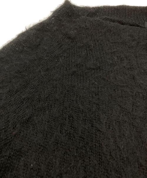 Y's（ワイズ）Y's (ワイズ) 切替ニットカーディガン/patchwork knit cardigan ブラック サイズ:2の古着・服飾アイテム