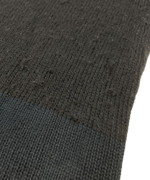 Y's（ワイズ）Y's (ワイズ) 切替ニットカーディガン/patchwork knit cardigan ブラック サイズ:2の古着・服飾アイテム