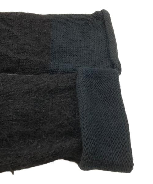 Y's（ワイズ）Y's (ワイズ) 切替ニットカーディガン/patchwork knit cardigan ブラック サイズ:2の古着・服飾アイテム