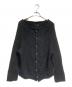 Y's（ワイズ）の古着「切替ニットカーディガン/patchwork knit cardigan」｜ブラック