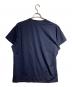 Yohji Yamamoto pour homme (ヨウジヤマモト プールオム) シワ加工半袖カットソー/crinkled short-sleeve T-shirt ネイビー サイズ:3：8000円