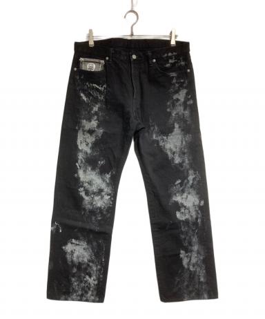 【新品 未使用】YohjiYamamoto ペイントデニム 黒 サイズ1 3016009766592352_01_9251w.jpeg