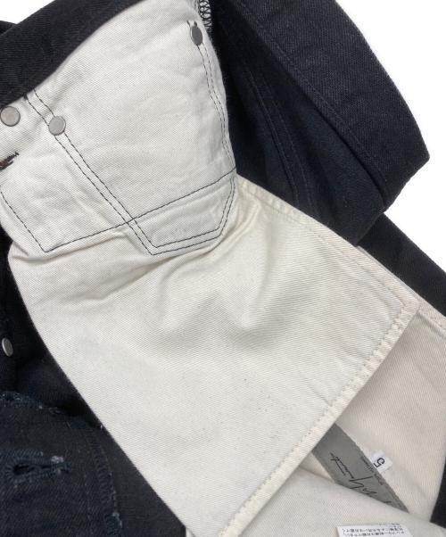 YOHJI YAMAMOTO HOMME（ヨウジヤマモトオム）YOHJI YAMAMOTO HOMME (ヨウジヤマモトオム) ペイントデニムジーンズ/painted denim jeans ブラック サイズ:5の古着・服飾アイテム