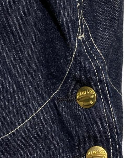 ATLAST & CO（アットラスト）ATLAST & CO (アットラスト) 755 CHORE COAT/チョアコート インディゴ サイズ:38の古着・服飾アイテム