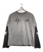 KUSIKOHCクシコック）の古着「gimp longsleeve tee/ギンプロングスリーブT」｜グレー