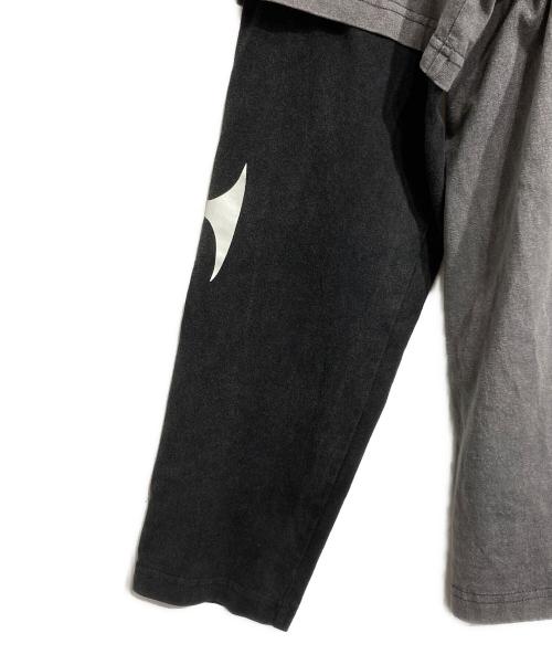 KUSIKOHC（クシコック）KUSIKOHC (クシコック) gimp longsleeve tee/ギンプロングスリーブT グレー サイズ:Mの古着・服飾アイテム