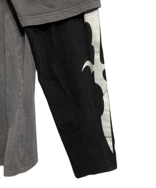 KUSIKOHC（クシコック）KUSIKOHC (クシコック) gimp longsleeve tee/ギンプロングスリーブT グレー サイズ:Mの古着・服飾アイテム