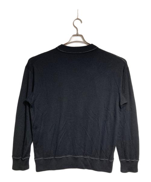sacai（サカイ）sacai (サカイ) Cashmere Knit Pullover/カシミヤニットプルオーバー ブラック サイズ:4の古着・服飾アイテム