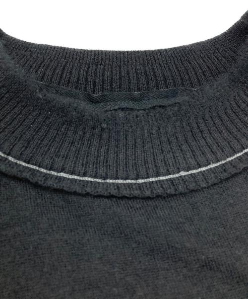 sacai（サカイ）sacai (サカイ) Cashmere Knit Pullover/カシミヤニットプルオーバー ブラック サイズ:4の古着・服飾アイテム