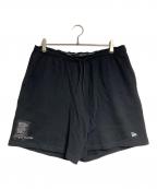 Yohji Yamamoto pour homme×New Eraヨウジヤマモト プールオム×ニューエラ）の古着「スウェットハーフパンツ/Sweat Shorts」｜ブラック