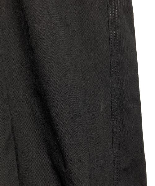 Y's for men（ワイズフォーメン）Y's for men (ワイズフォーメン) WOOL GABADINE TACK WIDE PANTS/ウールギャバジンタックワイドパンツ ブラック サイズ:3の古着・服飾アイテム