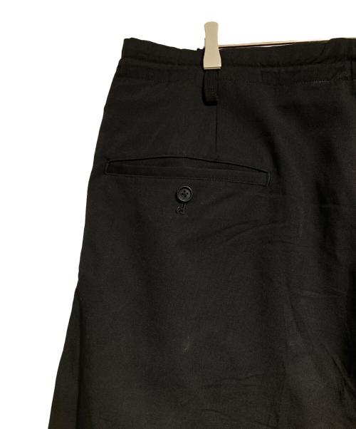 Y's for men（ワイズフォーメン）Y's for men (ワイズフォーメン) WOOL GABADINE TACK WIDE PANTS/ウールギャバジンタックワイドパンツ ブラック サイズ:3の古着・服飾アイテム