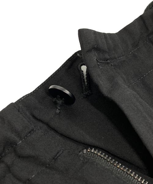 Y's for men（ワイズフォーメン）Y's for men (ワイズフォーメン) WOOL GABADINE TACK WIDE PANTS/ウールギャバジンタックワイドパンツ ブラック サイズ:3の古着・服飾アイテム